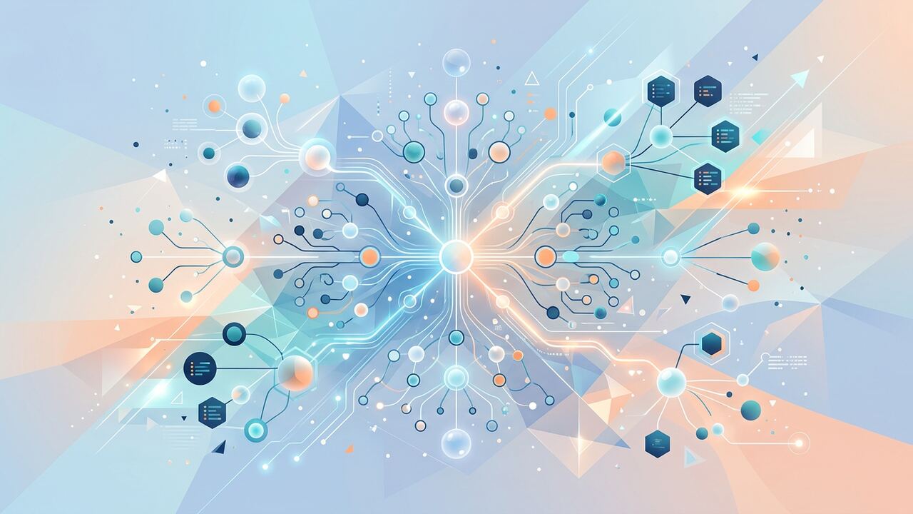 Knowledge map of interconnected AI-powered notes