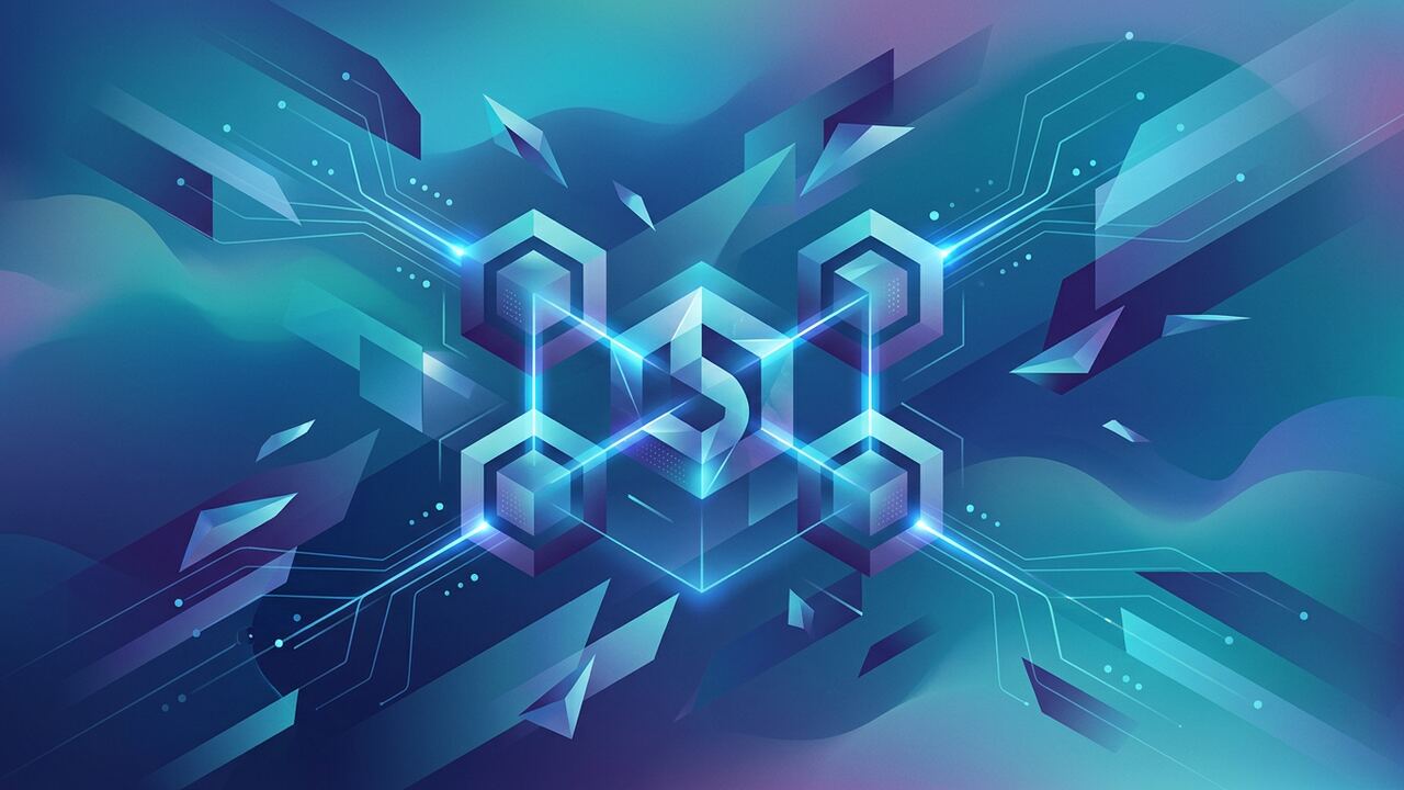 Abstract minimalist visualization of Claude Opus 5 enterprise deployment