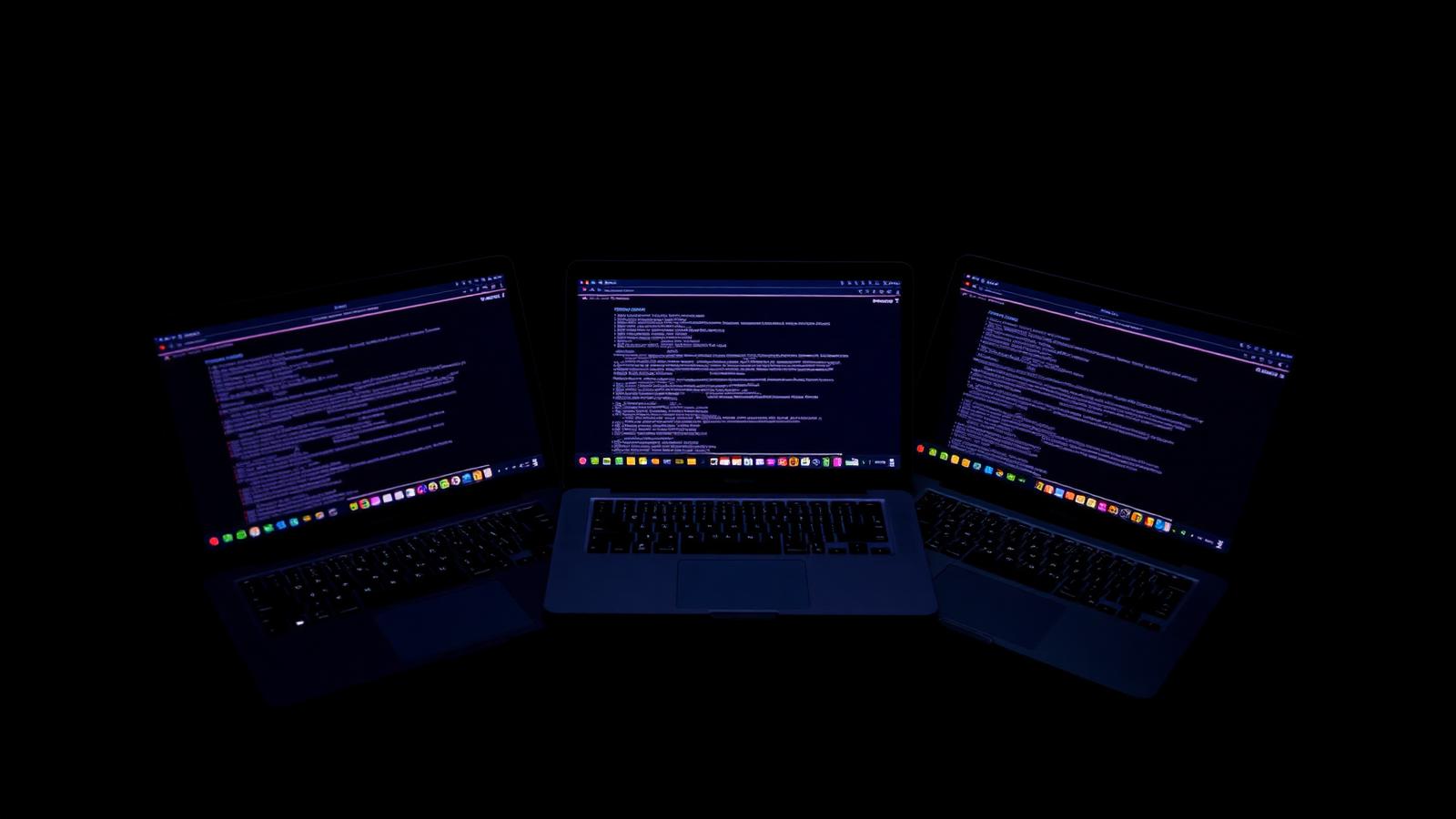 Comparison table showing Notion AI, Mem, and Reflect software interfaces on professional laptop screens.